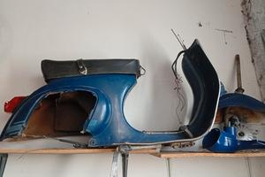 vespa 125 et3 primavera Telaio e altri pezzi in f