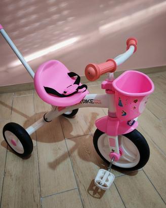 Triciclo Chicco U-Go 2in 1 bianco e rosa Come nuov