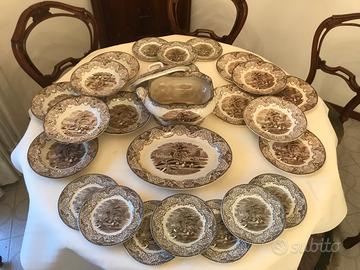 Antiquariato raro servito porcellana Landsae SCR