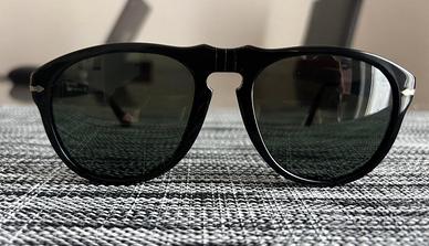 Persol 649 Classico Nero  Lenti Verdi 