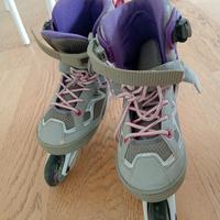 pattini oxelo viola e grigi 