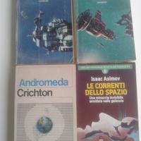 Asimov 2 libri e Crichton Andromeda