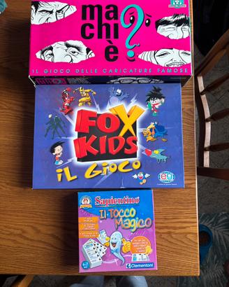 Lotto 6 Giochi da Tavolo Vintage Clementoni-altri