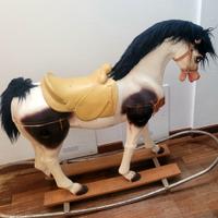 cavallo a dondolo vintage anni 70