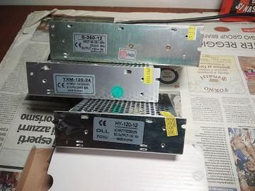 Alimentatori stabilizzati 12 e 24Vcc 5,10, 30A
