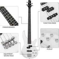 Basso 4 corde colore bianco come nuovo