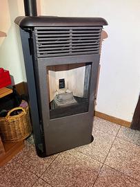 Stufa a pellet 8kw canalizzata