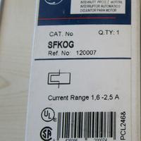 Salvamotore interruttore termico trifase marca GE