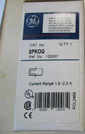 Salvamotore interruttore termico trifase marca GE