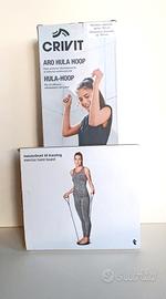 Set hula-hoop + pedana twister 