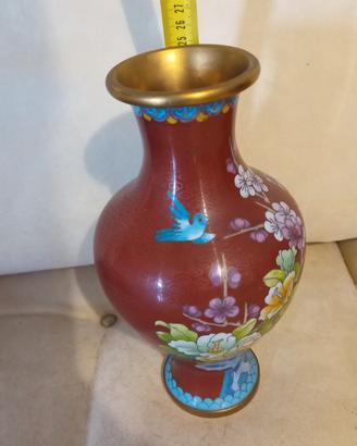 Vaso vintage Cloisonnè 