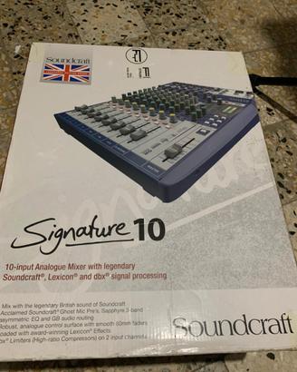 Mixer Soundcraft Signature 10