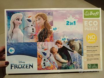 Puzzle Frozen, Elsa, Anna, Olaf, Kristoff, Sven