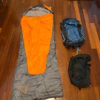 Zaino Ferrino Alpax 70 + Sacco Rifugio 220x80