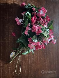 Ramo pendente Bush fucsia cm 80