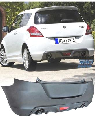 PARAURTI POSTERIORE SUZUKI SWIFT 10-17 LOOK SPORT 