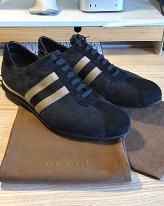 Scarpe Gucci Uomo Vintage GG Monogram 117711 10½