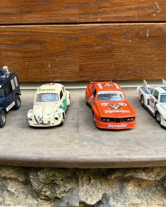 Lotto 4 macchine modellini Fiat Volkswagen Porsche