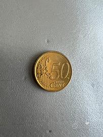 Moneta 0,50€ del 2002 - 1* storica emissione IT