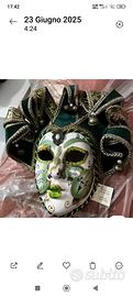 Maschera Veneziana Certificata  Vintage Indossabil