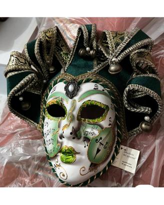 Maschera Veneziana Certificata  Vintage Indossabil