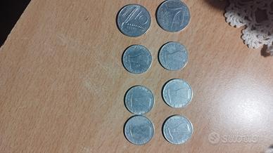 Monete di 5 e 10 lire
