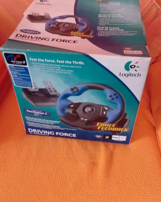 Volante Logitech Driving Force PS2 PlayStation 2
