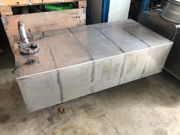 Serbatoio cisterna acciaio 530 litri x carburante