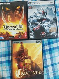 Unreal 2,crysis e le crociate pc