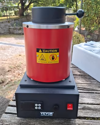 Forno fusorio elettrico VEVOR 3 kg - 1150°C -