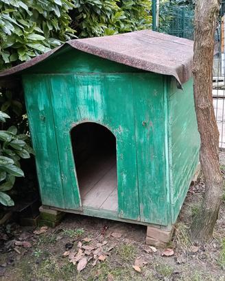 cuccia cane taglia grande in legno 