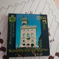 Monete divisionali San Marino 2004
