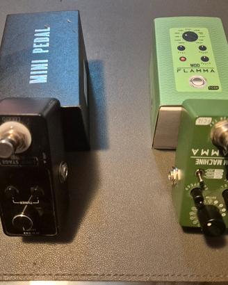 coppia di pedali per chitarra loop+drum