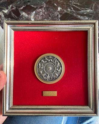Medaglia argento segni zodiacali Affer