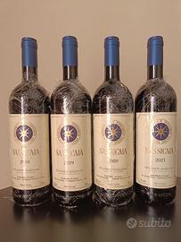 Verticale Sassicaia 2018-2021
