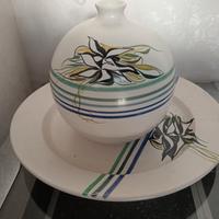 piatto e vaso in ceramica Il Tondo Celle Ligure 