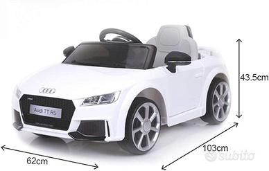 Audi TT RS a Batteria con Parental Controll