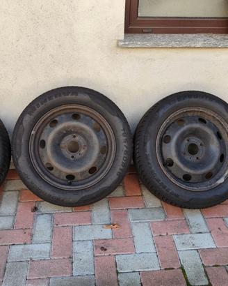 Cerchi 16" ferro x Peugeot Citroen + pneumatici