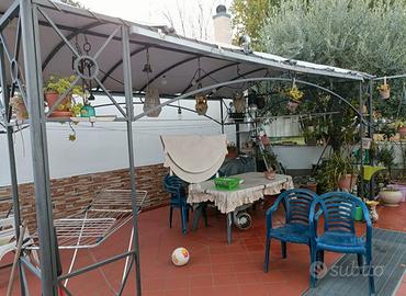 Gazebo in ferro battutto rettangolare 3X5