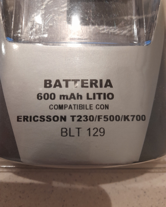 Batteria 600 mA litio