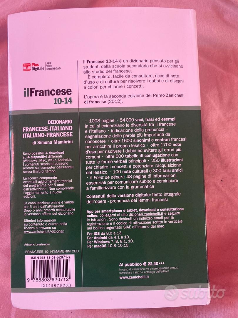 Francese 10-14. Dizionario francese-italiano, italiano francese