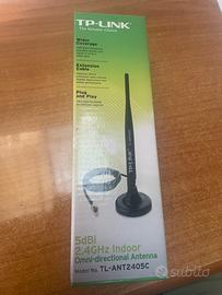 TP-Link TL-ANT2405C antenna WiFi 2.4GHz 5dBi nuova