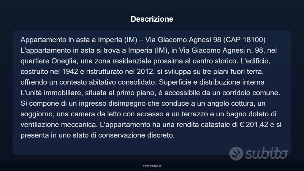 Appartamento – Imperia, Oneglia - Vista 3