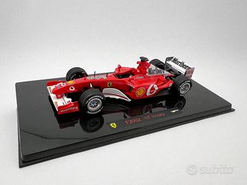 Voitures Formule 1 Miniatures Hot Wheels Ferrari F2002 Sur Michael Schumacher