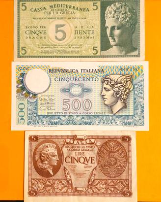 Lotto 16 Banconote Antiche e Rare