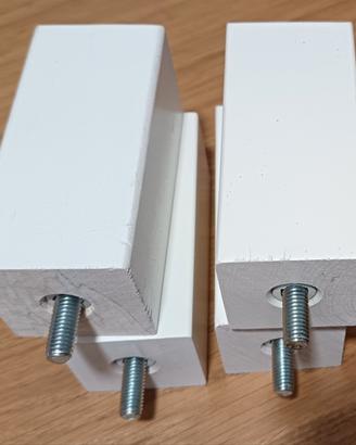 Piedini in legno per mobili Platsa e Besta Ikea