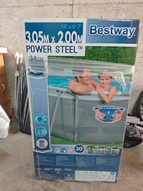 Piscina Bestway 305x200x84 tutti gli accessori 