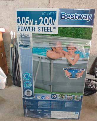 Piscina Bestway 305x200x84 tutti gli accessori 
