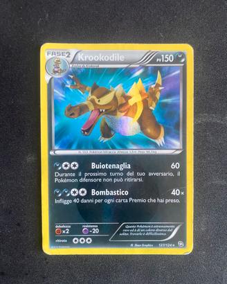 Carta Pokemon Krookodile 127/124 Stirpe dei Draghi