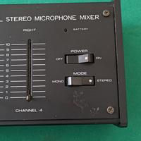 mixer microfono 4 canali